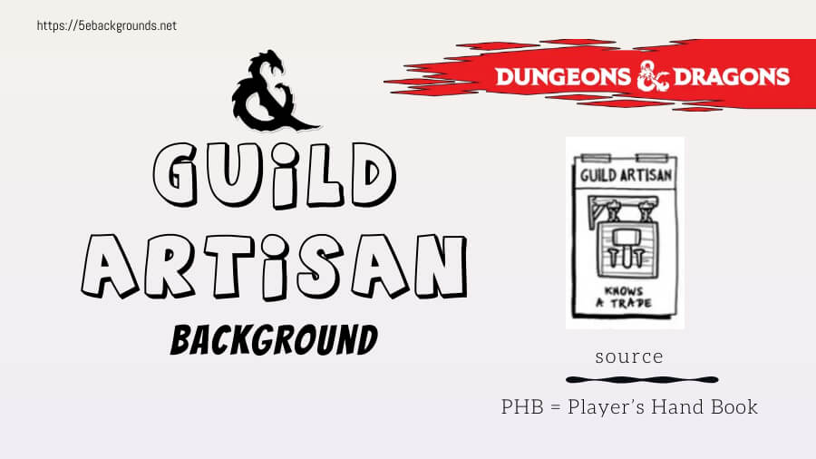 Guild Artisan Background 5e In DnD 5e Backgrounds For D D