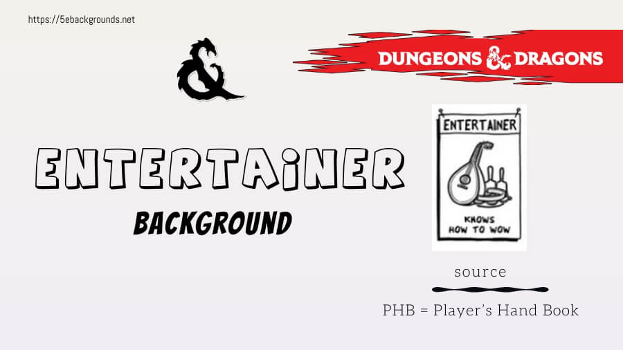 Entertainer Background 5e