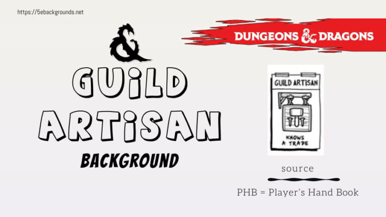 guild artisan 5e background