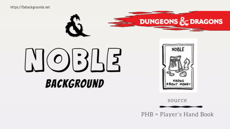 noble background 5e