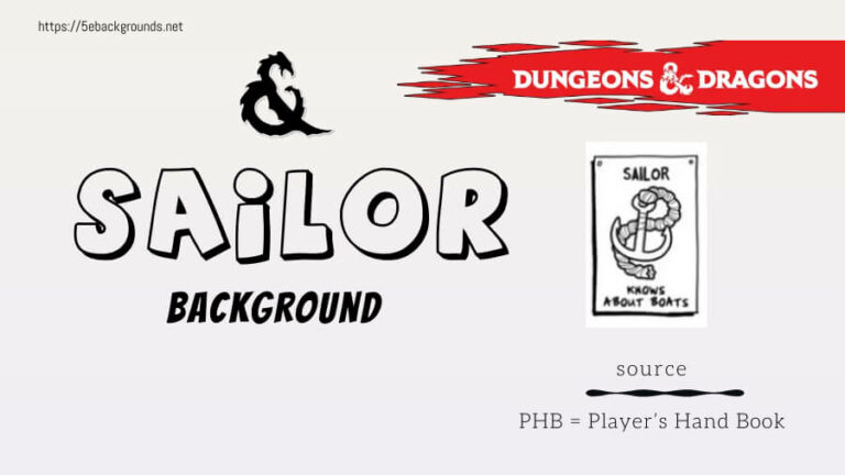 sailor 5e background